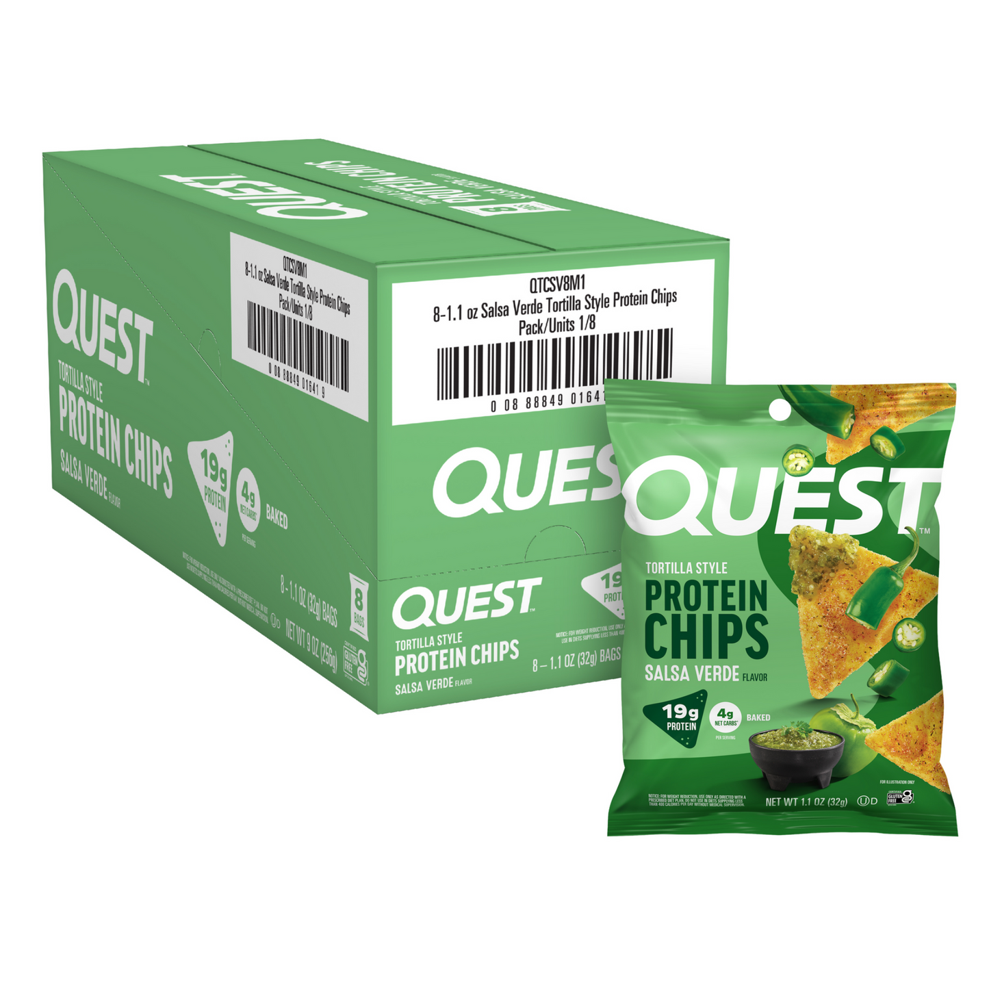 salsa-verde-tortilla-style-protein-chips-h6 110071_QN_USA_Pkg_ProteinChips_Tortilla_SV_8ctCarton_3D_Composite_Force_1.png